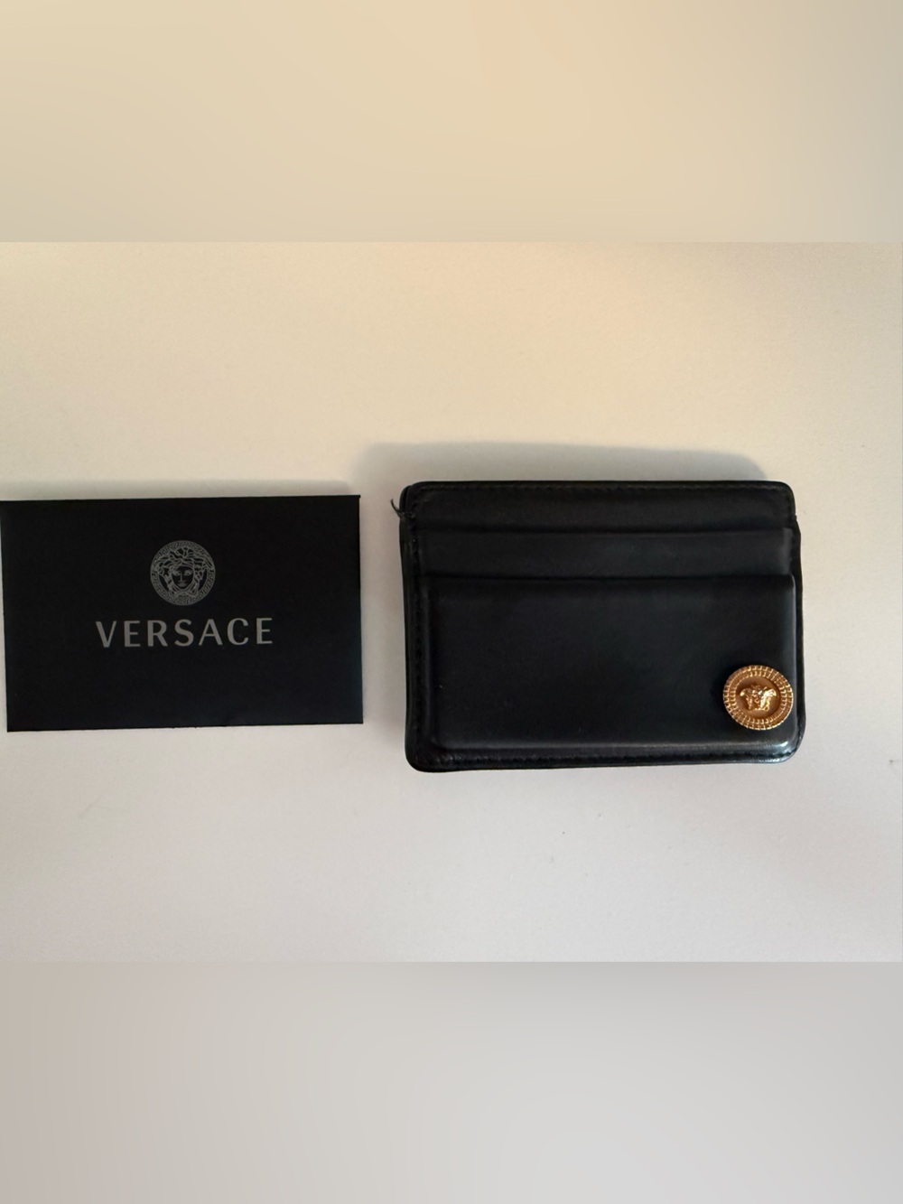 Versace Cardholder with money clip - fantastic condition
